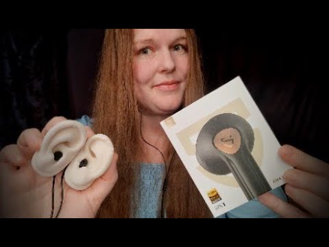 ASMR Unboxing Headphones From Soundpeats & Test, Whispering.