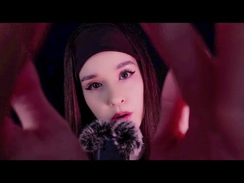 ASMR Unintelligible Whispering Mouth Sounds & Hand Movements