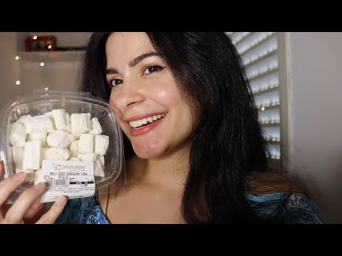 ASMR COMENDO BALA DE COCO