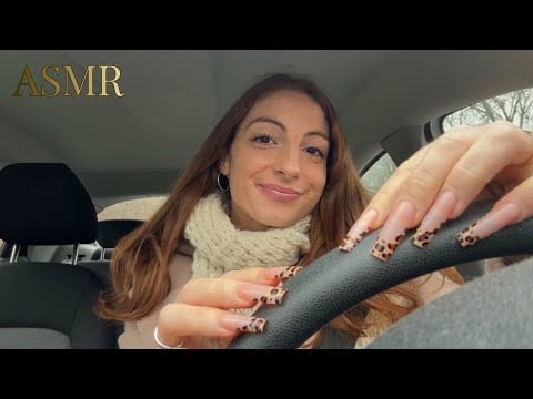 LOFI ASMR in My Car with Long Nails