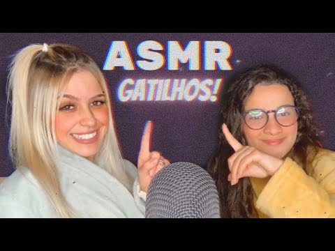 ASMR GATILHO FAVORITOS DOS INCRITOS COM MINHA PRIMA -  PARTE 2