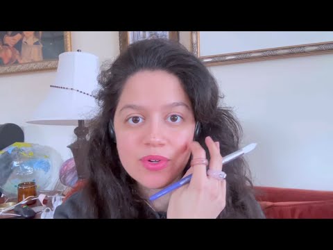 asmr • anticipatory triggers for sleep (almost painting your face)