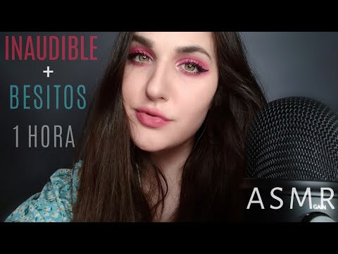 BESITOS e INAUDIBLE💋 (1 hora) ASMR de fondo para estudiar o trabajar 💕