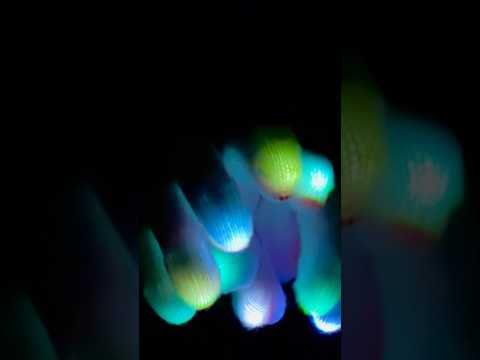 LED GLOVE ASMR✨ #relaxing #satisfying #tingles