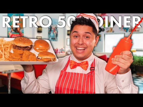 Overly Friendly Retro 50's Diner | Burgers, Fries, & MORE | ASMR Roleplay