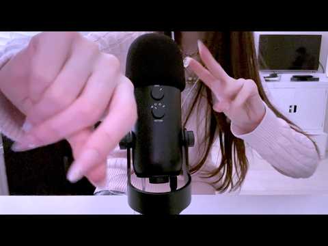 ASMR ☾⋆:*･ﾟfast & aggressive hand sounds (lots of finger snapping/fluttering)