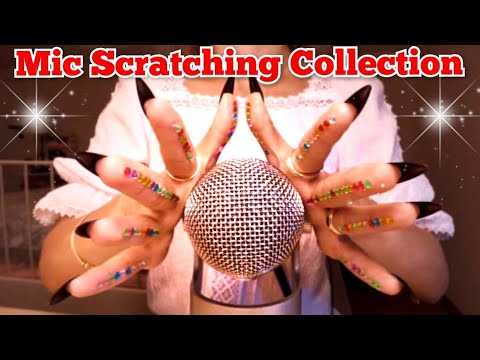 ASMR Mic Scratching COLLECTION 🔥🔥 BRAIN Massage ~ No Talking ASMR for Sleep & Deep Relaxation
