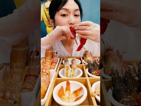 🦐🍚 Epic seafood mukbang tasty bites #EpicSeafood #SeafoodFeast