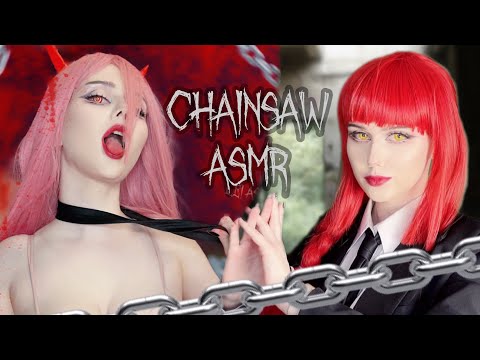 ♡ ASMR: Makima & Power Relaxing RP Chainsaw Man ♡