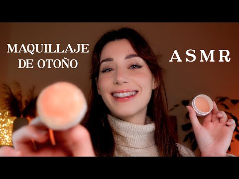 ASMR TE MAQUILLO EN OTOÑO ✨💄🍂 Soft Spoken & Susurros de Oreja a Oreja ✨ Roleplay en Español