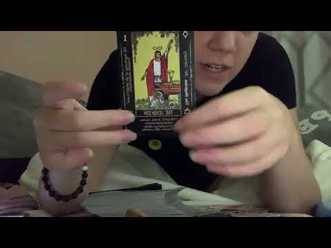 ASMR TAROT READING// POSITIVE MESSAGE REMOVING NEGATIVE ENERGY// HAND MOVEMENTS