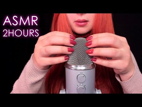 ASMR Tingly Mic Scratching for Relaxation 2 hours