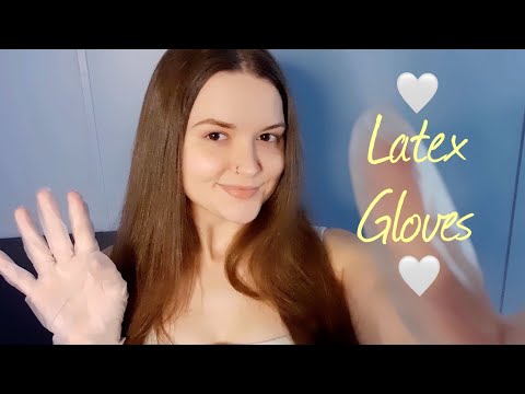 ASMR | Hand Sounds With Latex Gloves 🤚 + Hand Movements & Sleepy Whispers 💤