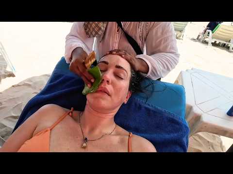 Espectacular MASAJE de CABEZA y CARA con ALOE VERA 🤩