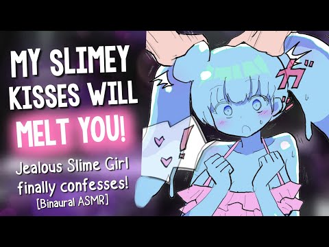Jealous Slime Girl Melts all over You! 🩵 [Inside You | Possessive Cuddles | Binaural ASMR Roleplay]