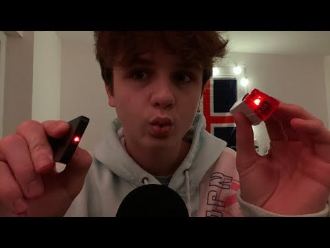 ASMR~ Follow the light (with random tapping)