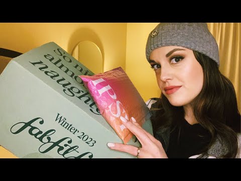 ASMR/FabFitFun & Ipsy Unboxing/Chatty Whispers & Tapping