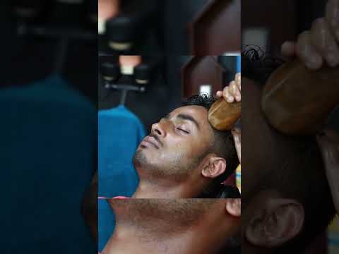Wooden Gua Sha Massage By Barber Girl Chaitali | ASMR Massage #shorts #youtubeshorts #asmrshorts