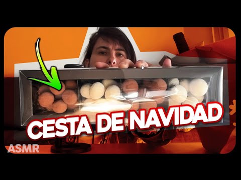 ASMR ¿Qué TRAE mi CESTA DE NAVIDAD? ¡Lo ENSEÑO TODO!