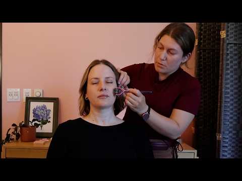ASMR | Medical Spa to Reset Her Nervous System, Reflex Hammer, Firm Touch, Pen Light Clicks