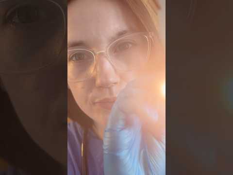 ASMR Eye Examination with light triggers 🔦 #asmr #asmrroleplay #asmrdoctor