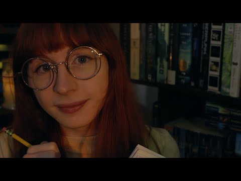 SEMI-OBSESSED LIBRARIAN interrupts your reading (asmr)