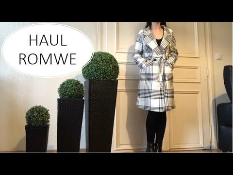 {ASMR} Attente vs réalité ROMWE * unboxing try on haul