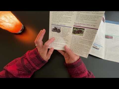 The History of the U.S. Automobile Brochure ~ ASMR Soft Spoken Female Regular Voice