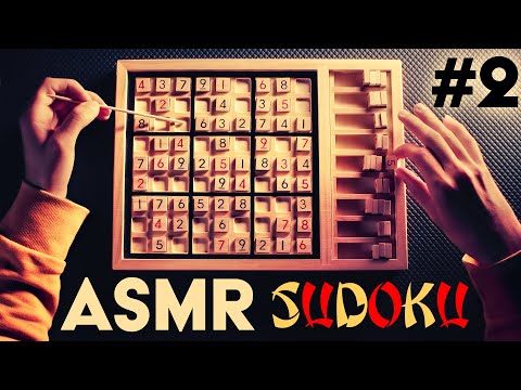 ASMR PUZZLE Sudoku en Bois (n°2) 😴Chuchotements FRANÇAIS