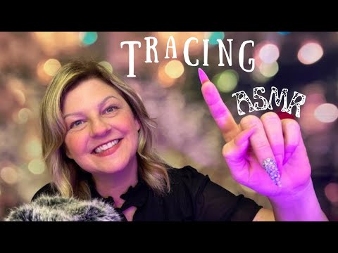 ASMR | Tracing Tingly Triggers with Long, Stiletto Nails - Hard Tracing & Air Tracing 💗