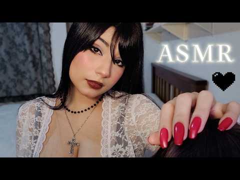 ASMR | AMIGA CIUMENTA ACARICIA O SEU CABELO 🖤 (voz suave)