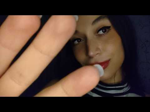 [Asmr] Bem de perto com os dedos no seu rosto