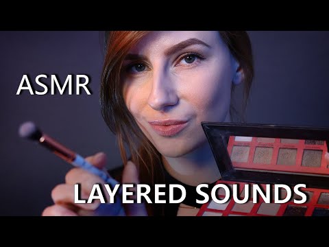 ASMR Doing Your Makeup 💗 LAYERED SOUNDS 💗