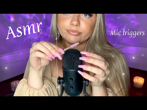 ASMR Mic Scratching, Tapping, Shaving Foam & more 🌙