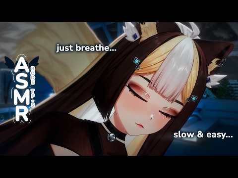 【ASMR】Guided Breathing and Meditation 🤍 Calm, Slow, Anxiety Relief