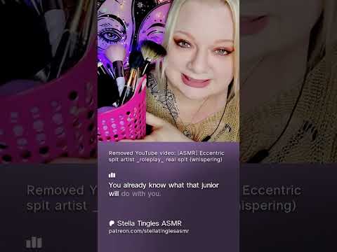 Eccentric spit painter 🎨 🖌🤤#asmr #mouthsounds  #asmrvideo