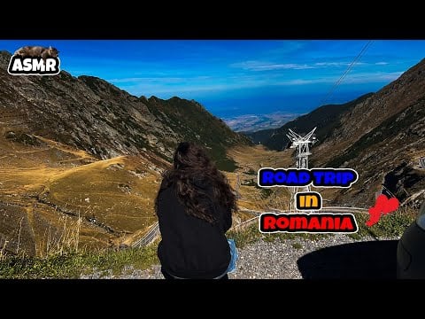 45mns ASMR in Romania 🇷🇴❤ (Road trip & voice over)