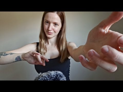 ASMR pure fast hand sounds with tongue clicking, personal attention for studying and relaxing