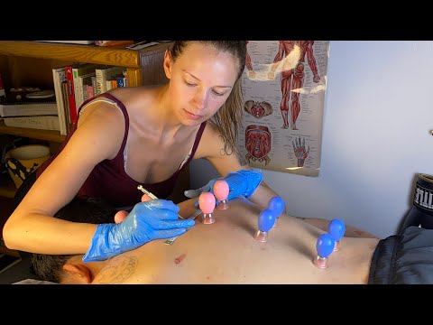 ASMR Full Chiropractic Assessment, Adjustment & Massage 🌙 Soft Spoken Exam, Back Cracks & Relaxation