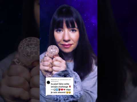 ASMR Mon premier Emoji Challenge #asmr #emojichallenge #asmrvideo #triggers #asmrfrançais