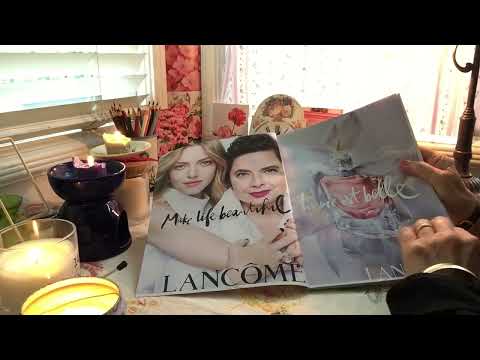 Asmr - Vogue magazine page flip (new issue!) With soft spoken commentary
