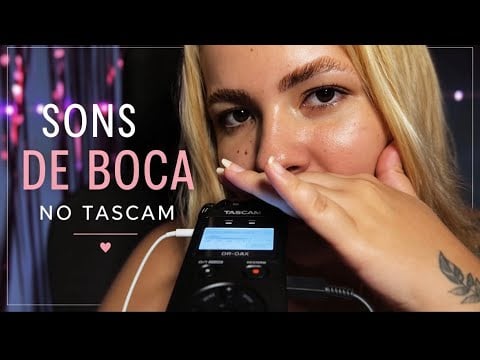 ASMR Sons de boca INTENSOS no Tascam!🎙️😴 - Ly ASMR✨