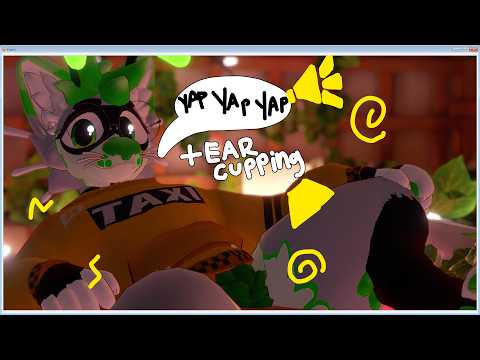 [3DIO Furry ASMR] Come chill with me while I yap! | Rambling | Ear cupping | Ear rubbing | Ambience