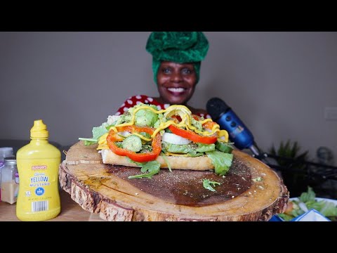 REMAKING JIMMY JOHNS VEGGIE SANDWICH ASMR EATING SOUNDS