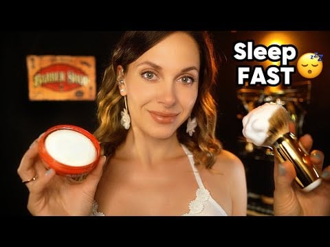 ASMR 3 Hours 💈 Sleep Inducing Barbershop Haircut, Shave, Massage, Roleplay,  OIL massage