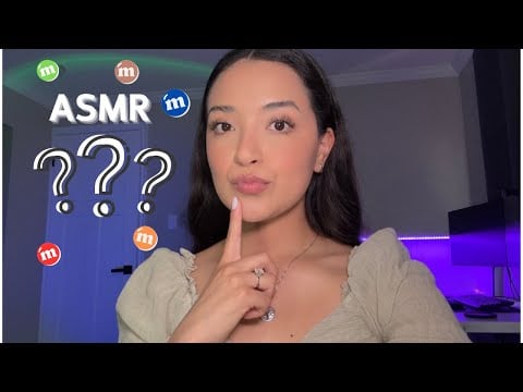 ASMR ✨ Eating m&ms/ Answering “Most Interesting Questionnaire of All Times”