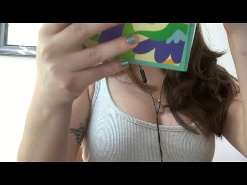 asmr one minute sticky tapping & scratching on tissue box (no talking) 