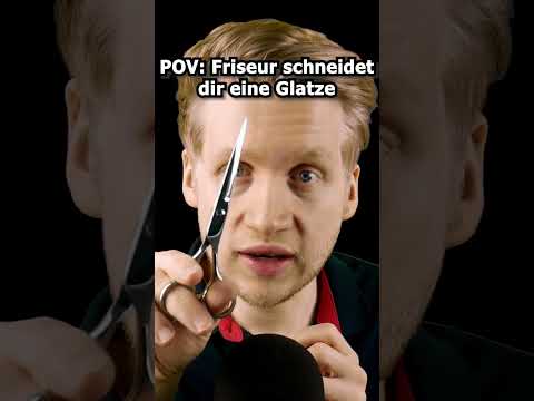 ASMR - POV: Friseur schneidet dir eine Glatze! #shorts #asmr #roleplay #deutscheasmr