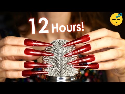 ASMR 12 Hours Pure Deep Brain Scratching for SLEEP & RELAX 😴 No Talking Very Satisfying