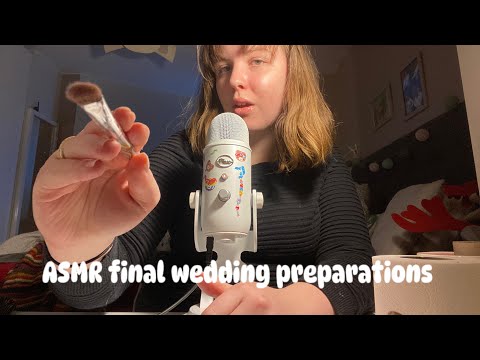 ASMR final wedding preparations 💍